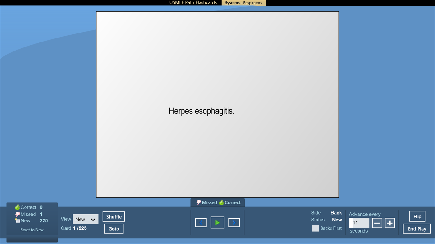 #3. USMLE Step 1 Pathology Flashcards (Windows) Por: Virtual Flashcards