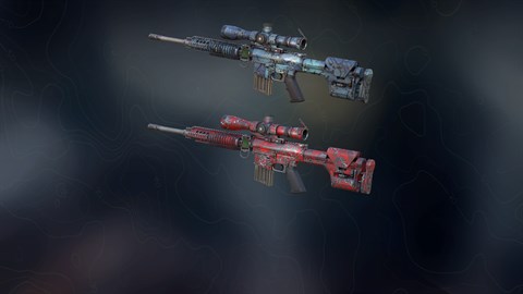 Weapon skins - Hexagon Ice & Death Pool