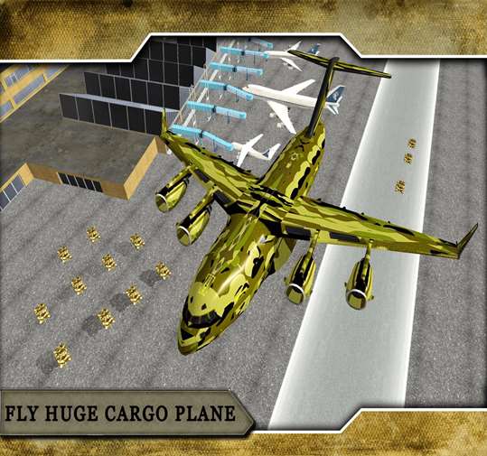 Army Airplane Tank Transporter 3D screenshot 5