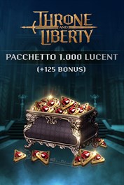 THRONE AND LIBERTY - Pacchetto 1.000 Lucent (+125 Bonus)