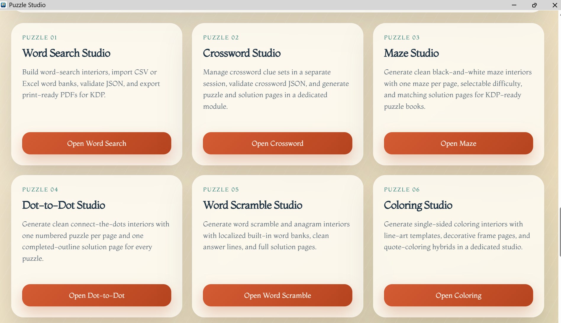 Puzzle Studio screenshot