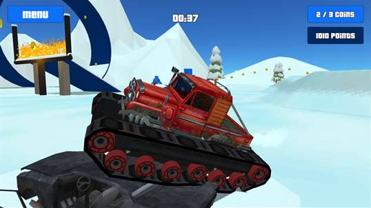 Baby Monster Truck Ice Racing screenshot 1