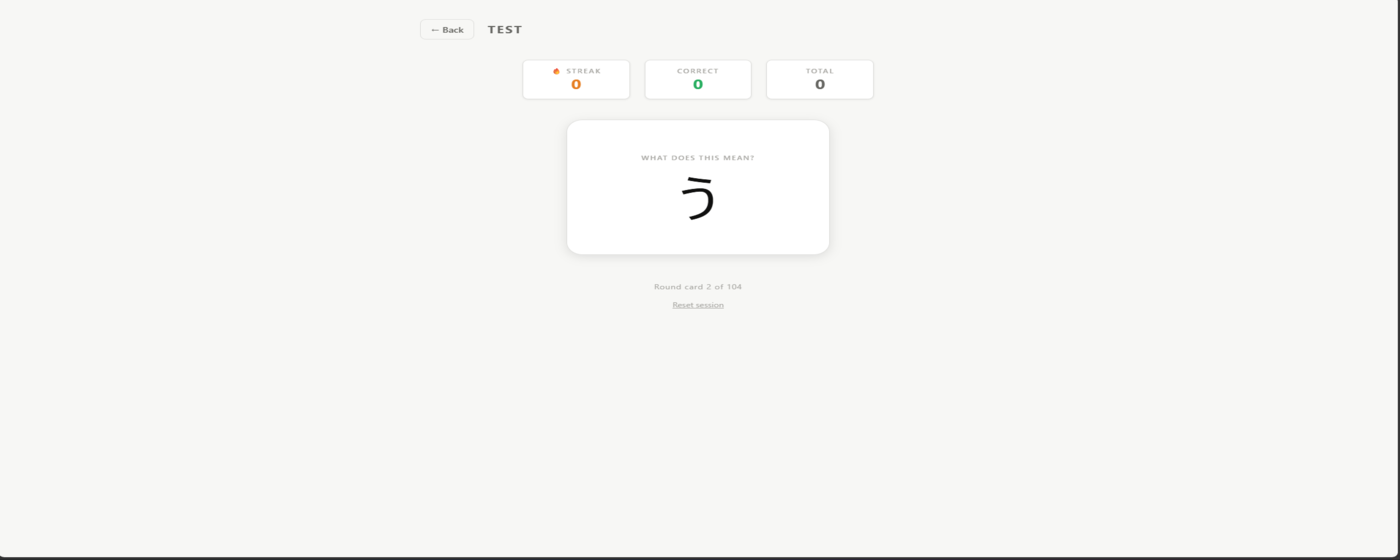 Kana Study — Japanese Learning