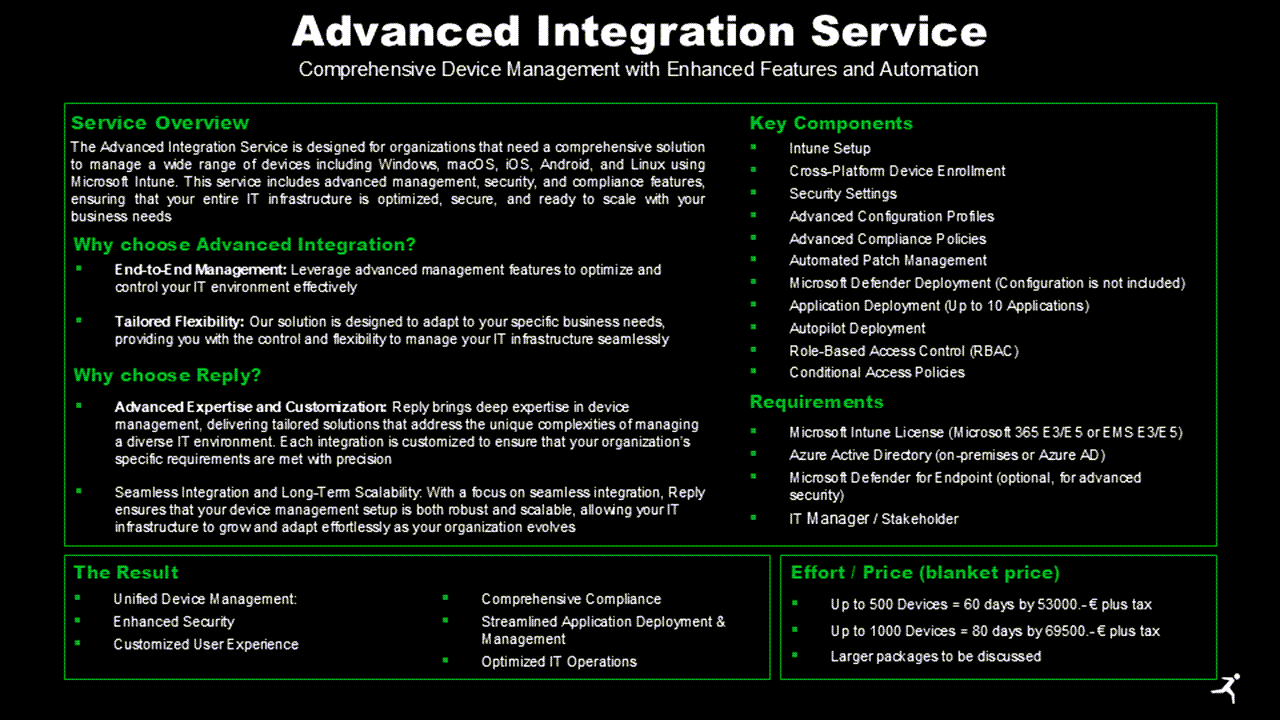Snapshot 1 of Endpoint Management with Intune - Advanced Integration Service