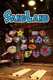 SAND LAND - Pacote de Adesivos e Arma Principal Especial