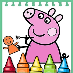 Pig Coloring book
