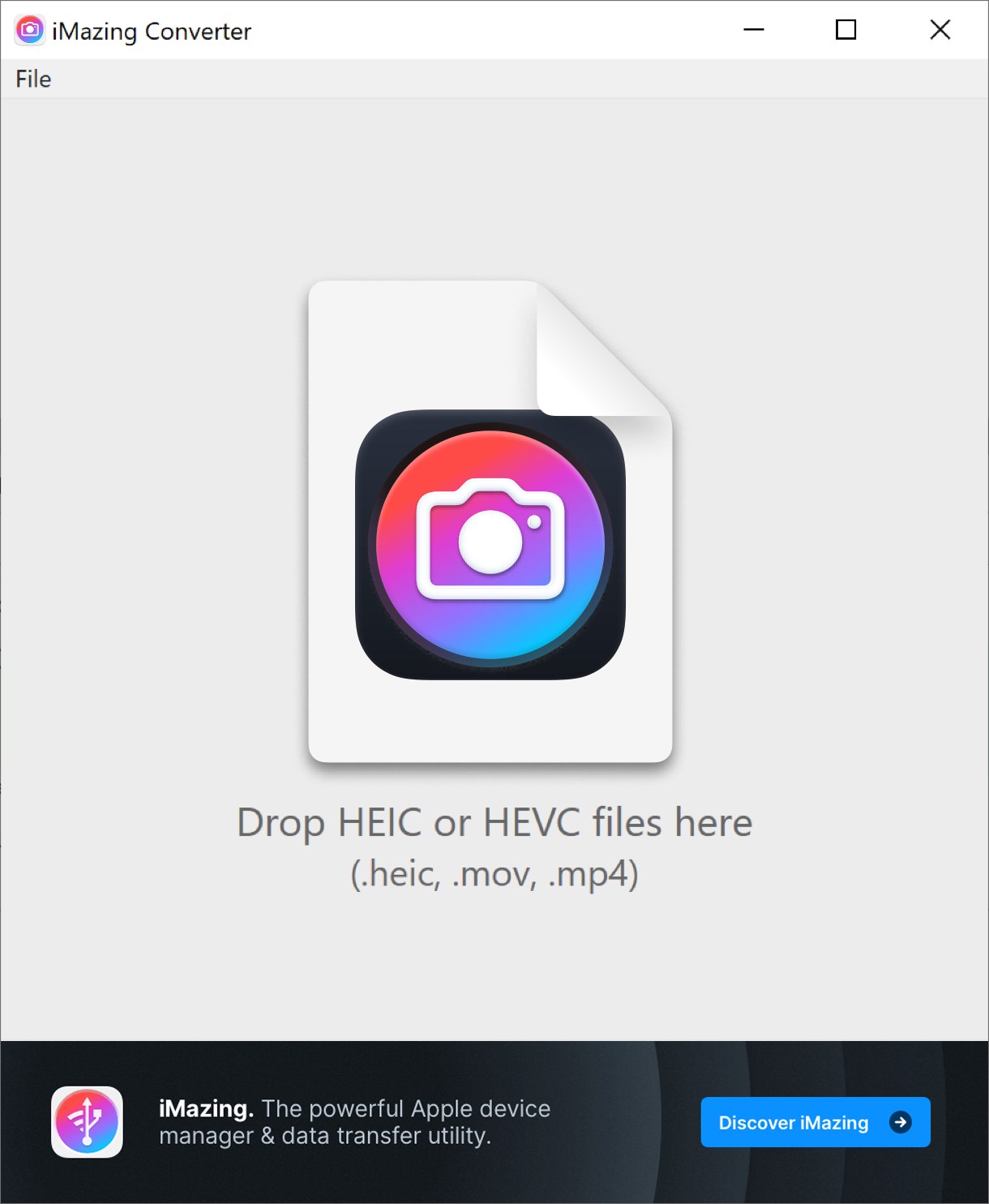 iMazing Converter for HEIC and HEVC screenshot