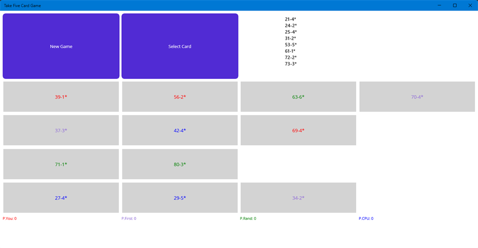 Take Five (Windows) By: Dan Johnson