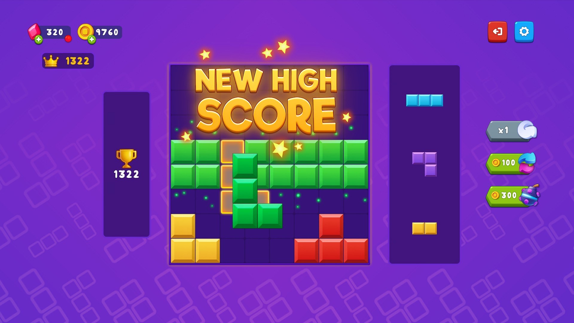 BlockBuster Puzzle Start Game screenshot
