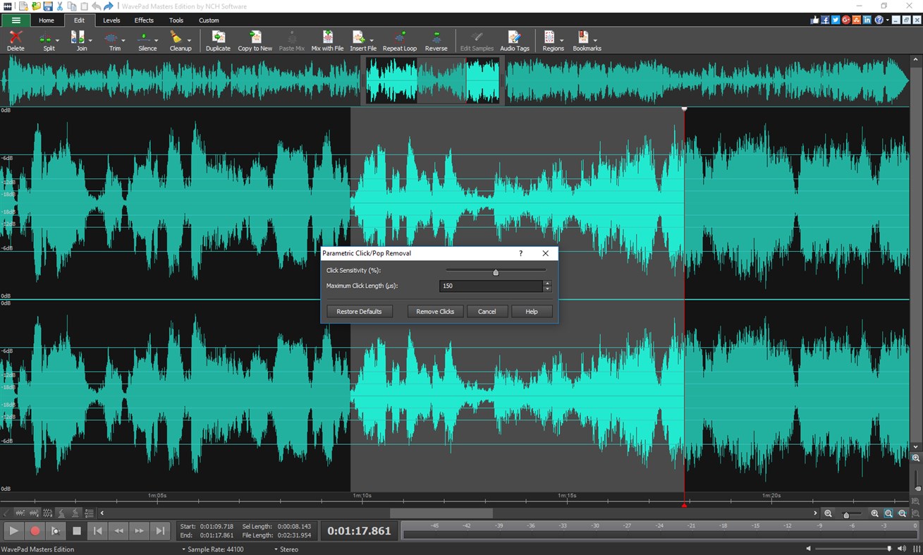 #3. WavePad (Windows) Door: NCH Software
