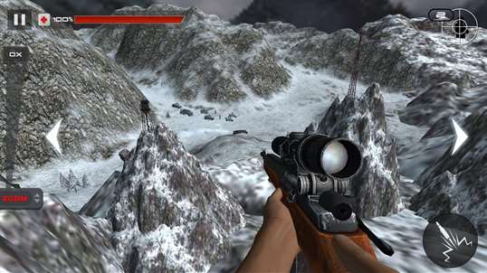 Mountain Sniper Shooting 3D screenshot 1