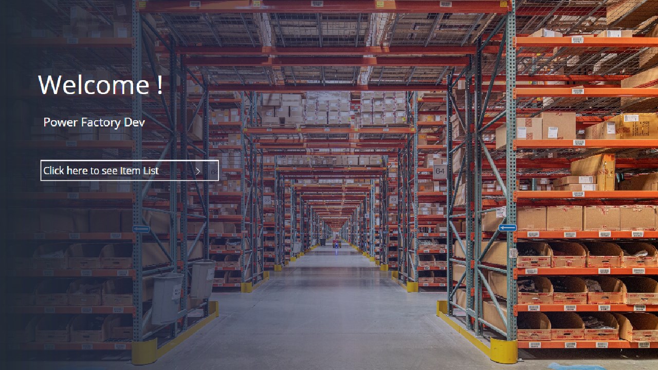 Snapshot 1 of Inventory Management App