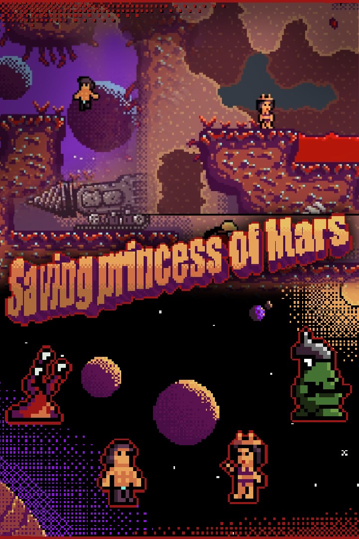 Box shot of Saving Princess of Mars