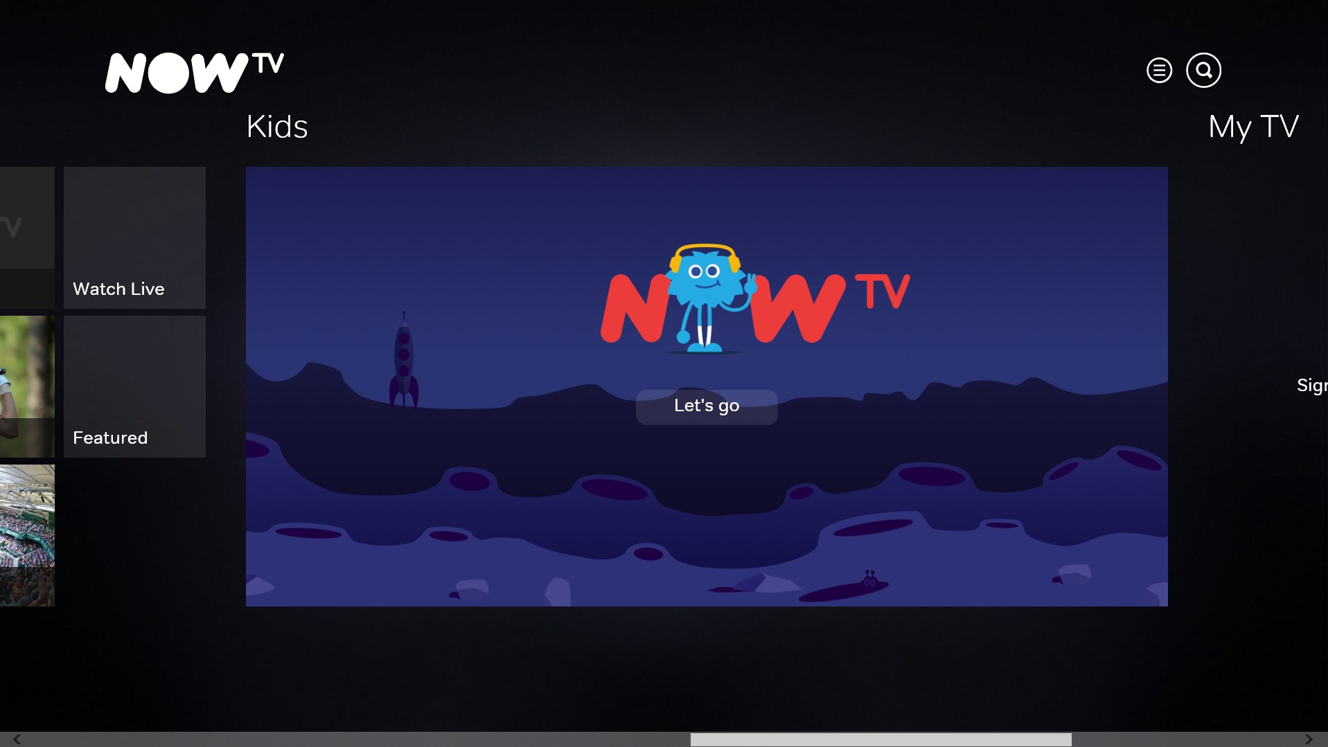 NOW TV for Windows 10