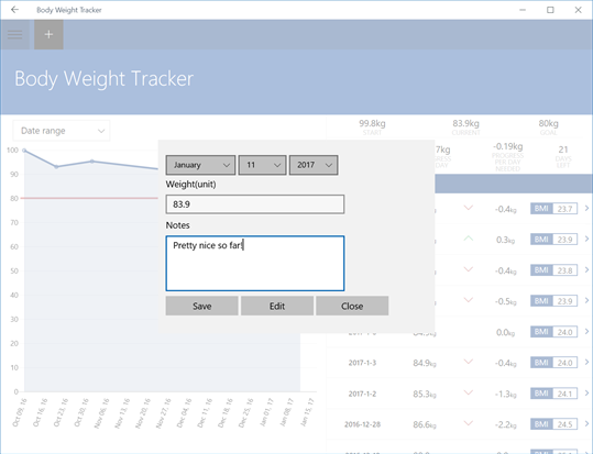 Body Weight Tracker screenshot 7