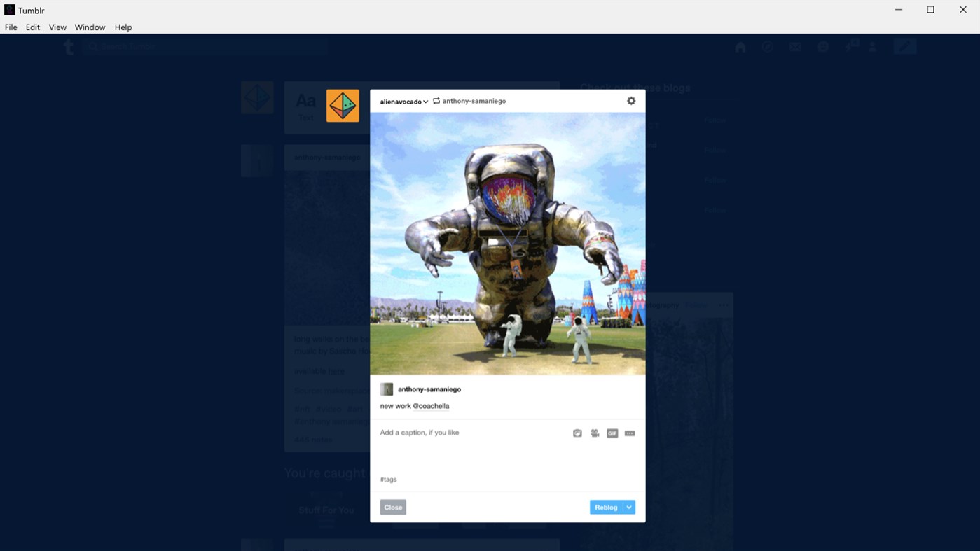 #5. Tumblr (Windows) Ved: Automattic, Inc.