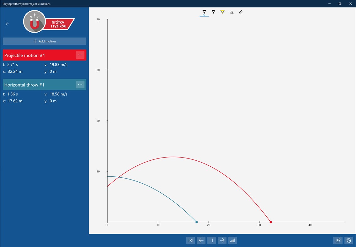 #1. Playing with Physics: Projectile Motions (Windows) By: Vzdělávací centrum Turnov, o.p.s.