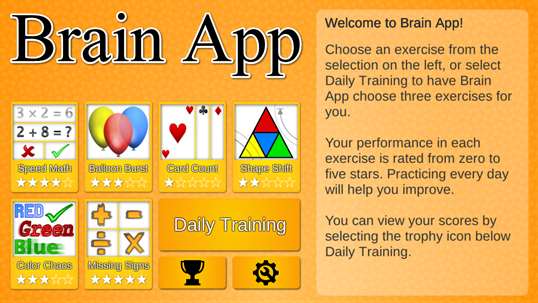 Brain App - Daily Brain Training screenshot 1