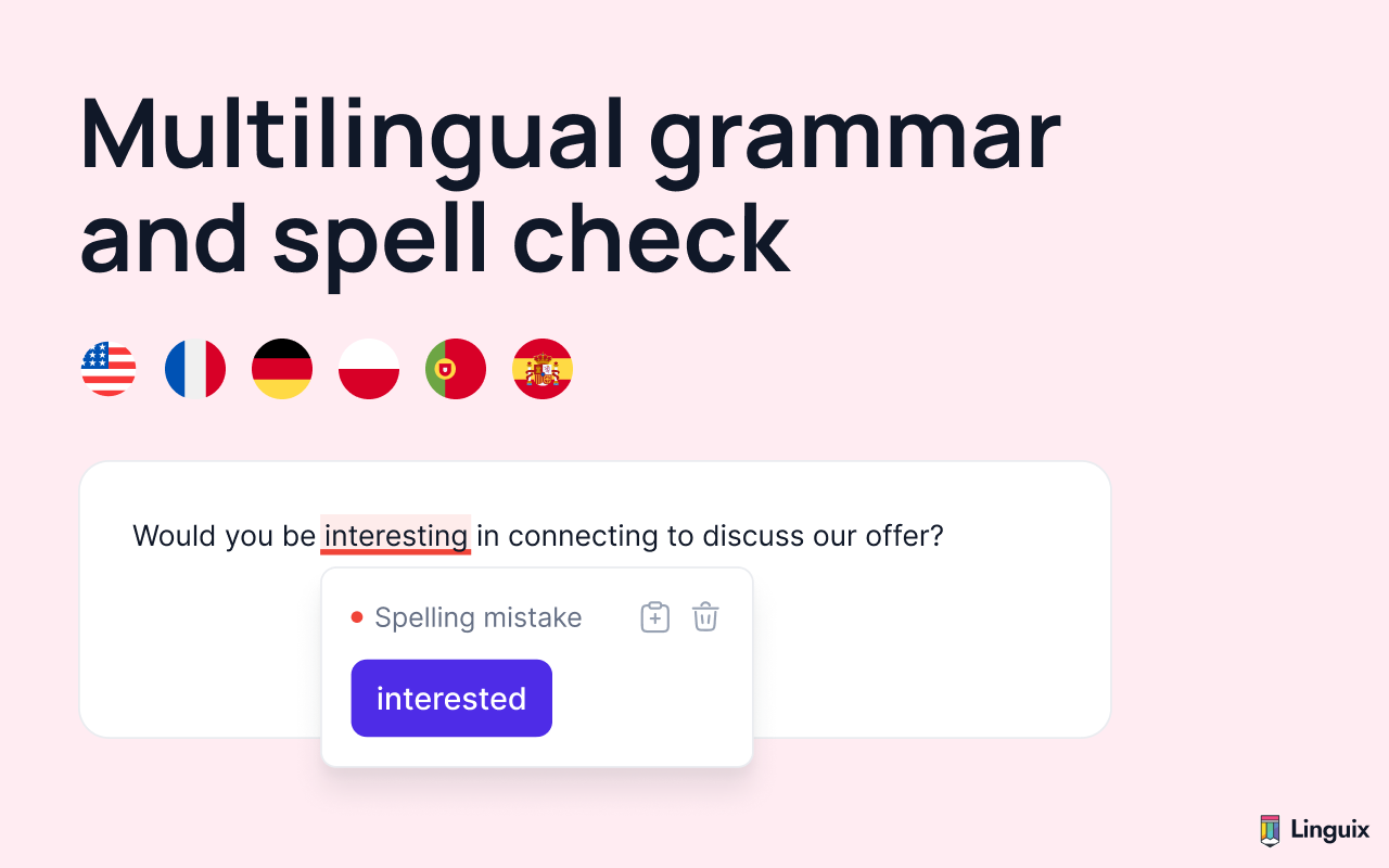 Grammar Checker and Text Rewriter — Linguix