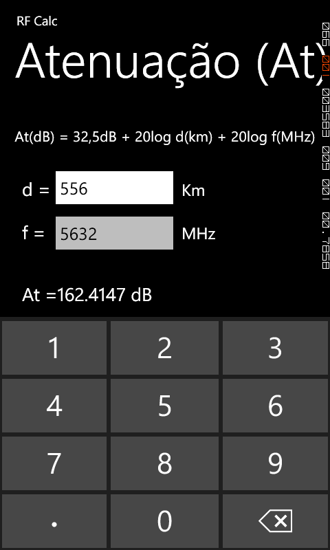 Captura de Pantalla 1 RF Calc windows