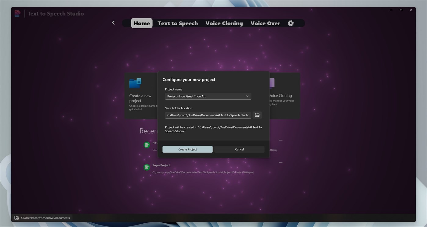 #8. AI Text to Speech Studio (Windows) By: parmata
