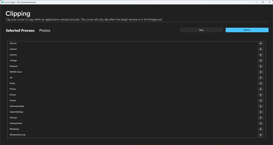 Cursor Clipper (Windows) Podle: Software Goodiebag