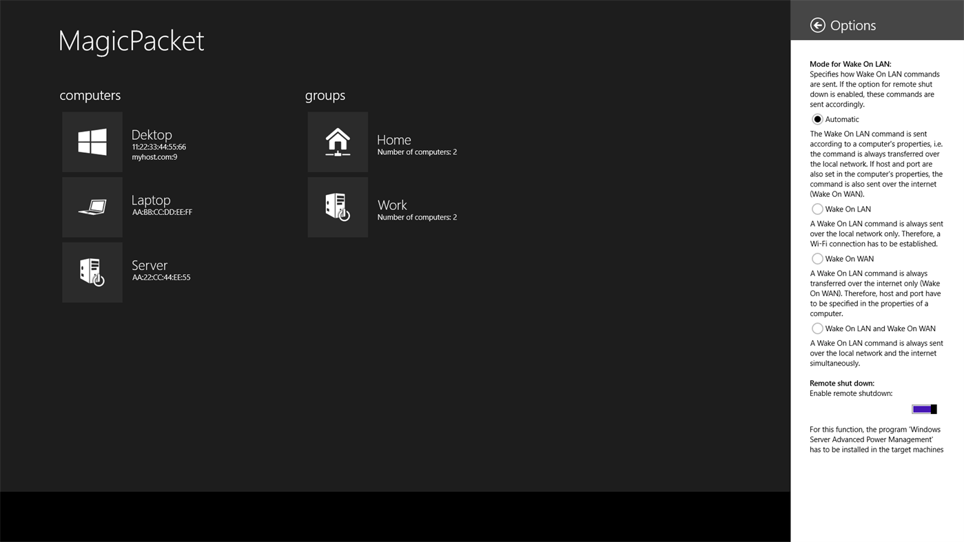 #4. MagicPacket (Windows) 由: DecaTec