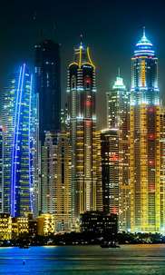 Dubai Night Wallpaper screenshot 1