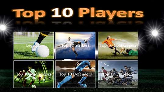 Top 10 Players screenshot 1