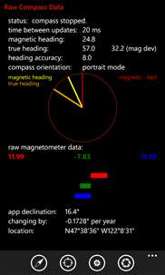 Raw Compass Data screenshot 1