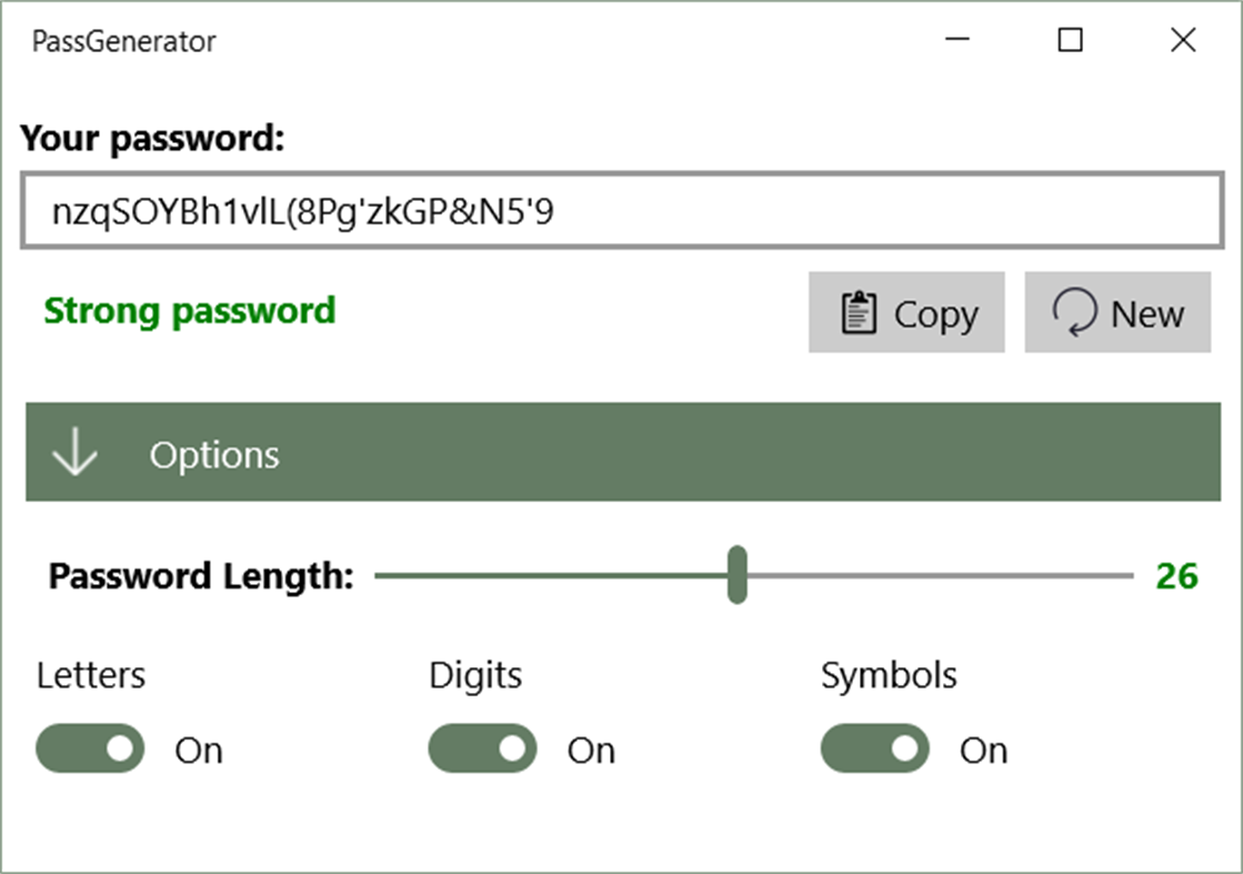#1. PassGenerator (Windows) di: RGBSoft