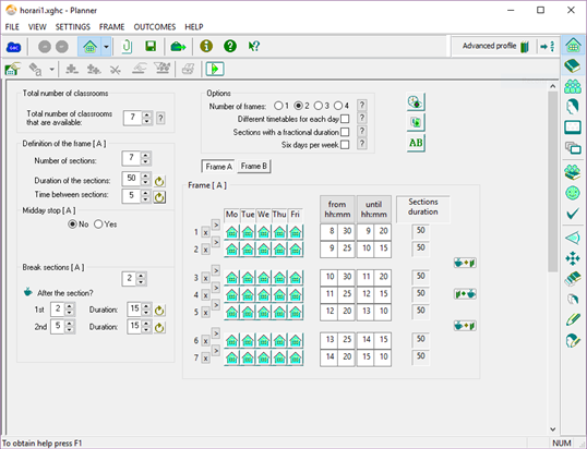Timetable Generator GHC screenshot 1