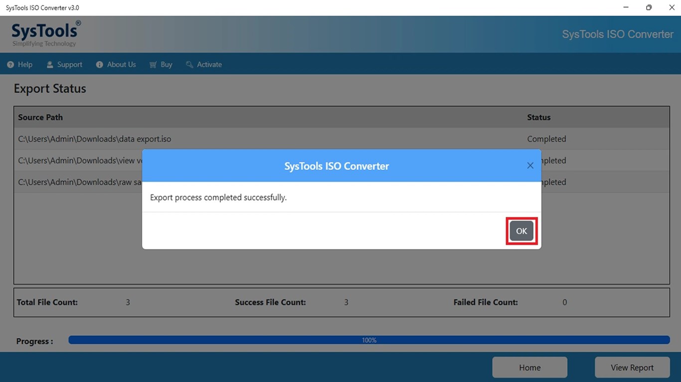 SysTools ISO Converter screenshot