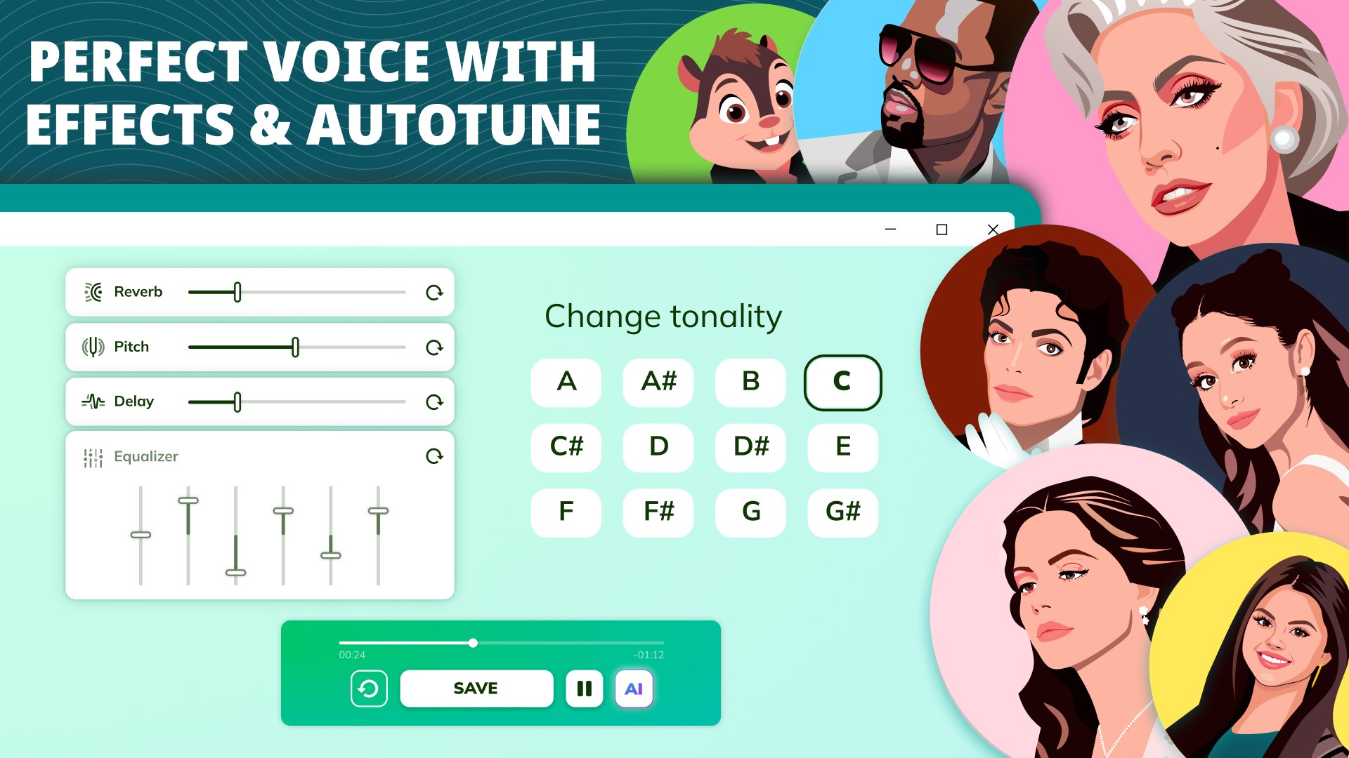 Re:Voiced — Funny Voice Tuner & Voice Modifier screenshot