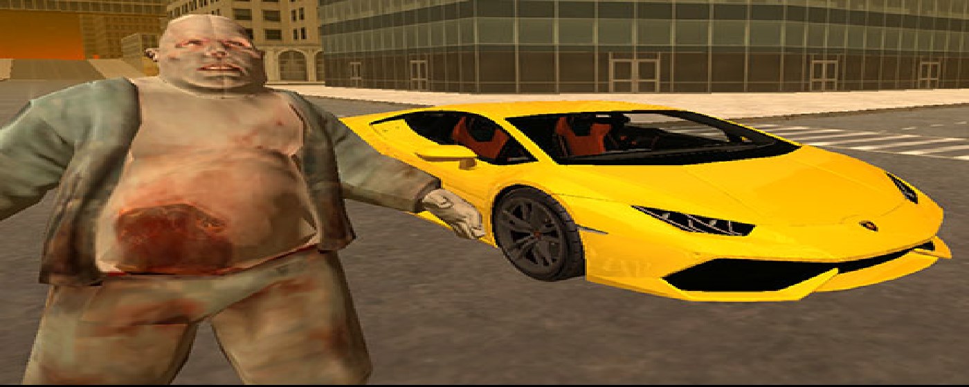 Supercars Zombie Driving Game marquee promo image