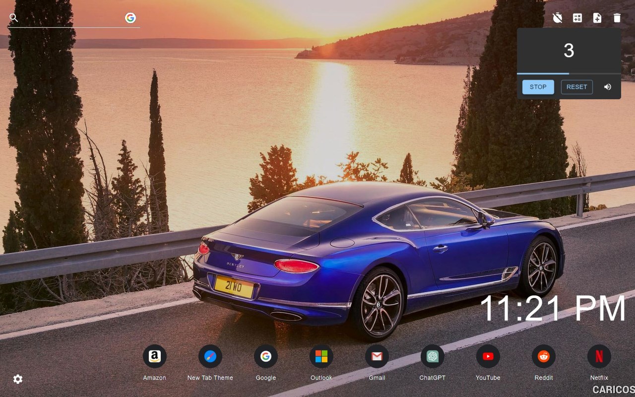 Bentley Wallpaper New Tab