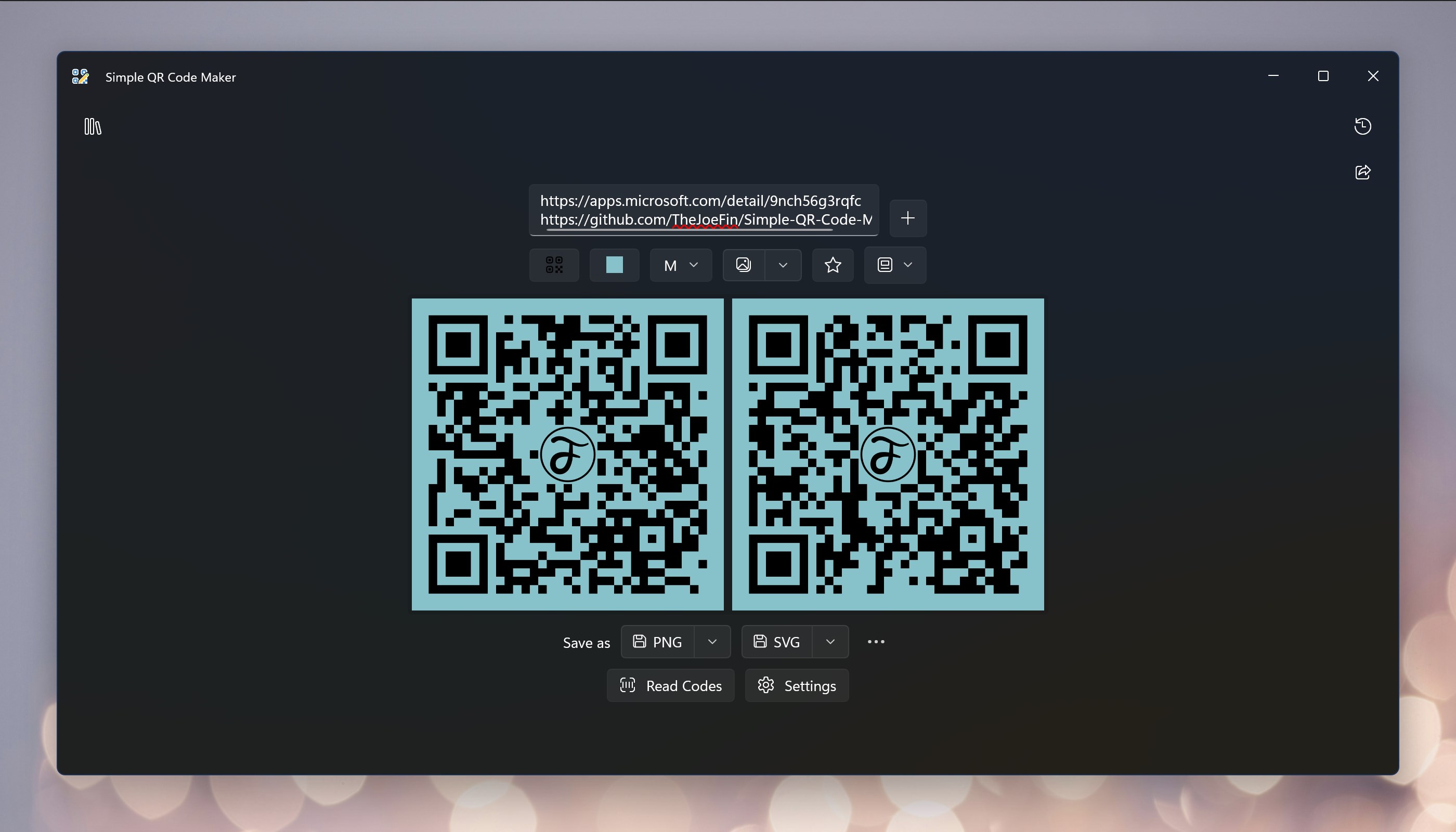 Simple QR Code Maker screenshot