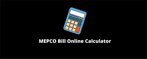 MEPCO BILL Calculator marquee promo image