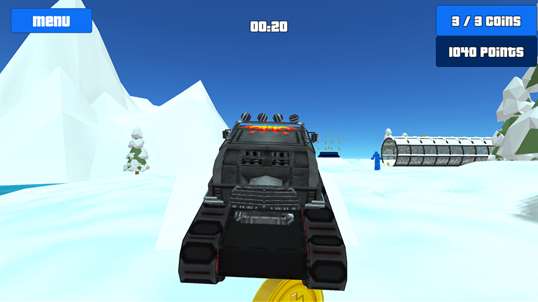 Baby Monster Truck Ice Racing screenshot 8