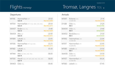 Flights Norway Screenshots 1