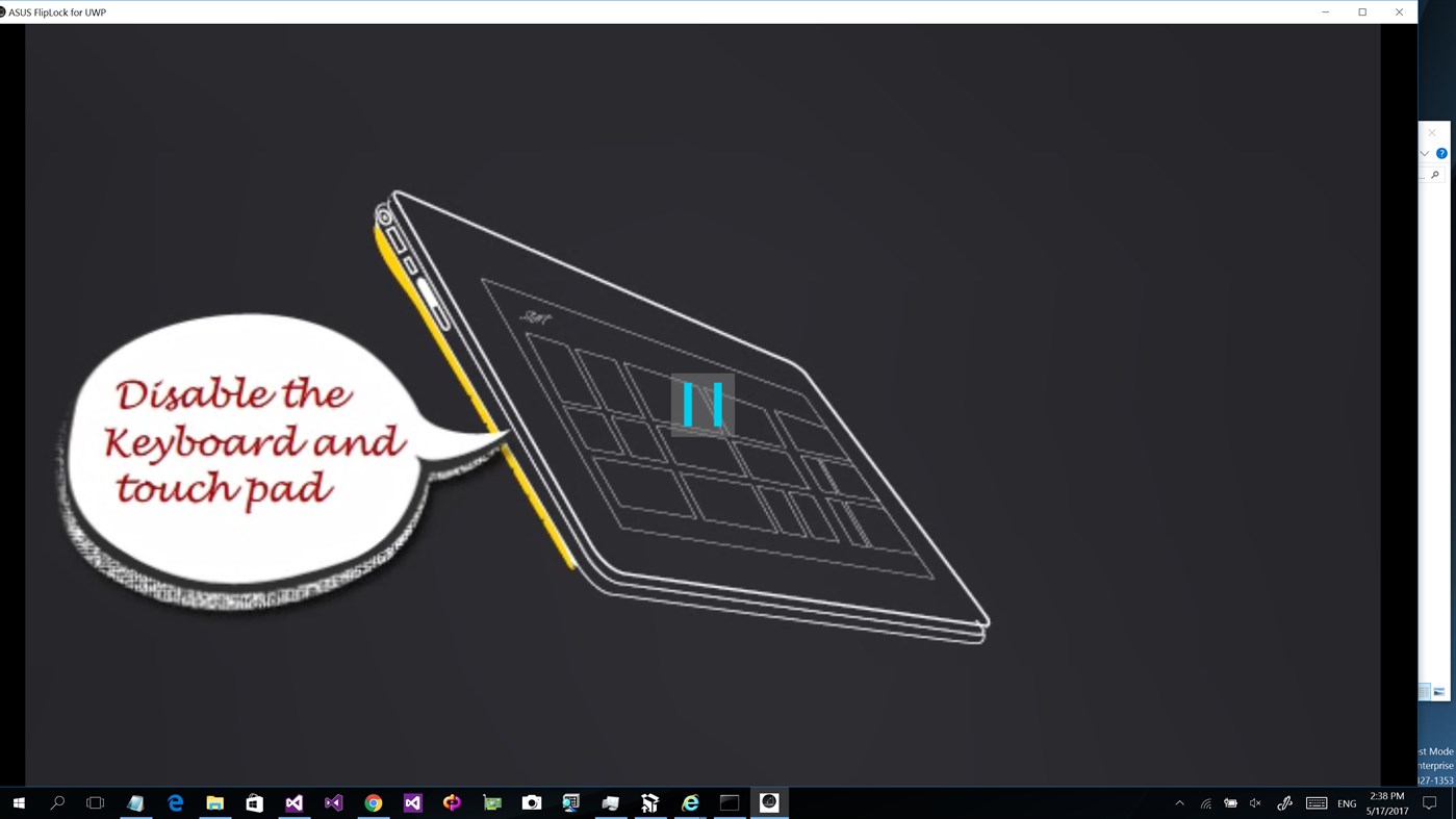 #1. ASUS FlipLock for UWP (Windows) Bởi: ASUSTeK COMPUTER INC.