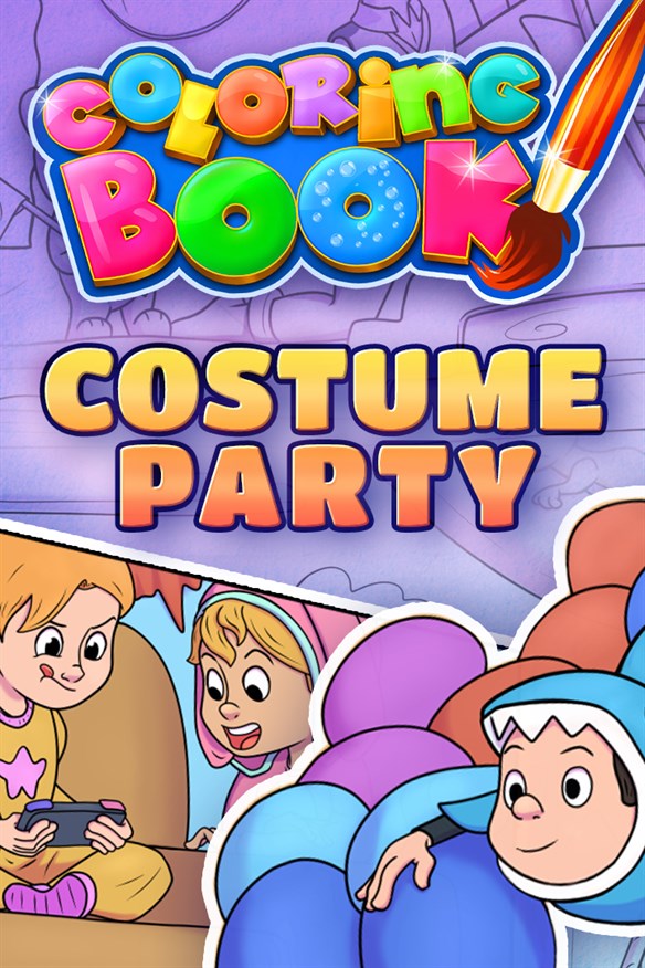 Coloring Book: Costume Party Xbox Series X|S and Xbox One cover art