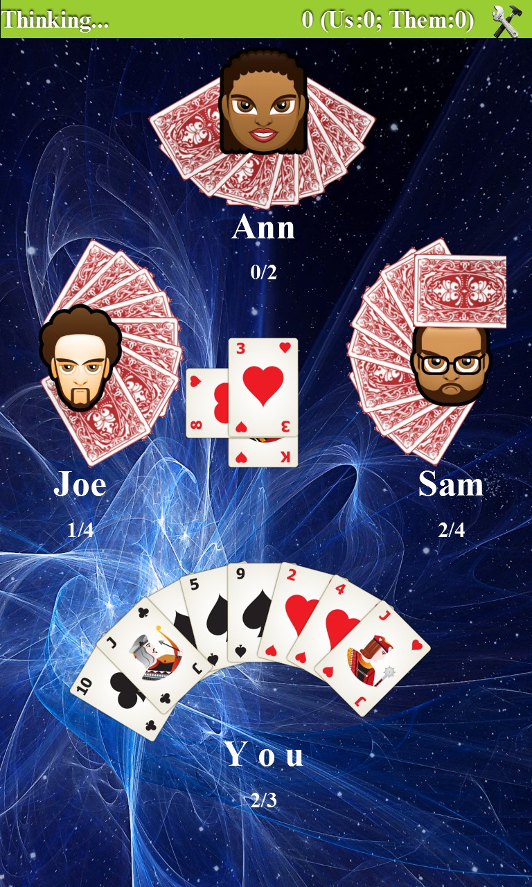 Spades Card Game for Windows 10 Mobile