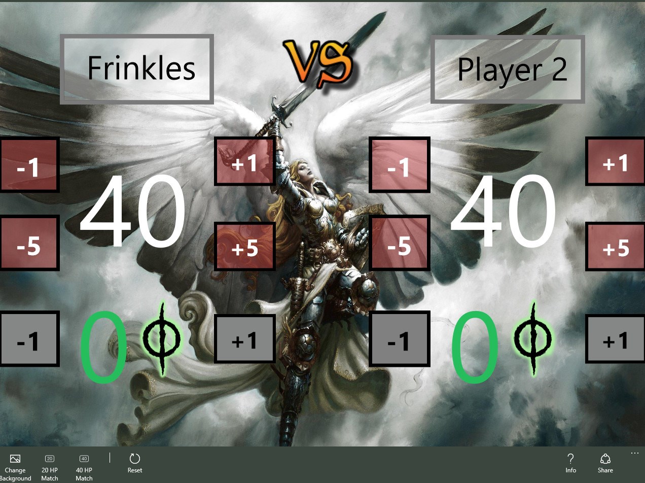 Captura de Pantalla 3 MTG Simple Life Counter windows