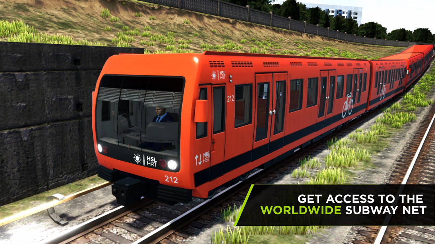 #5. Subway Simulator 3D - Metro Train Driving (Windows) By: Vortex Labs Apps LLP