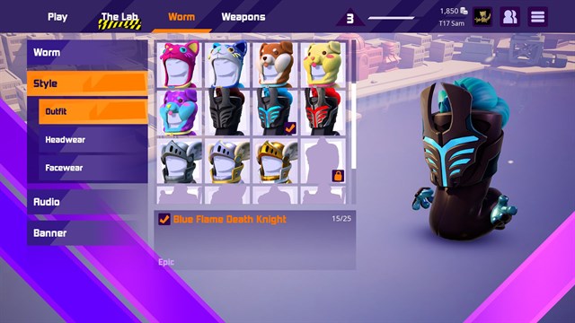 Worms Rumble - Honor & Death Pack screenshot 1