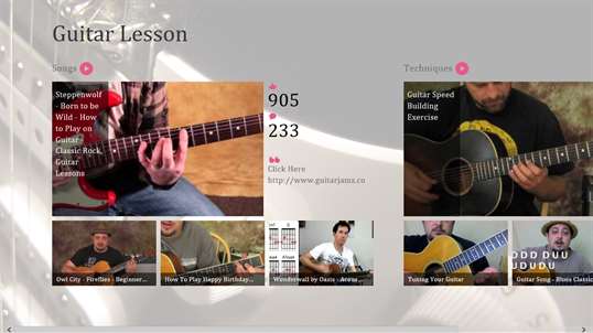 Guitar Lesson screenshot 1