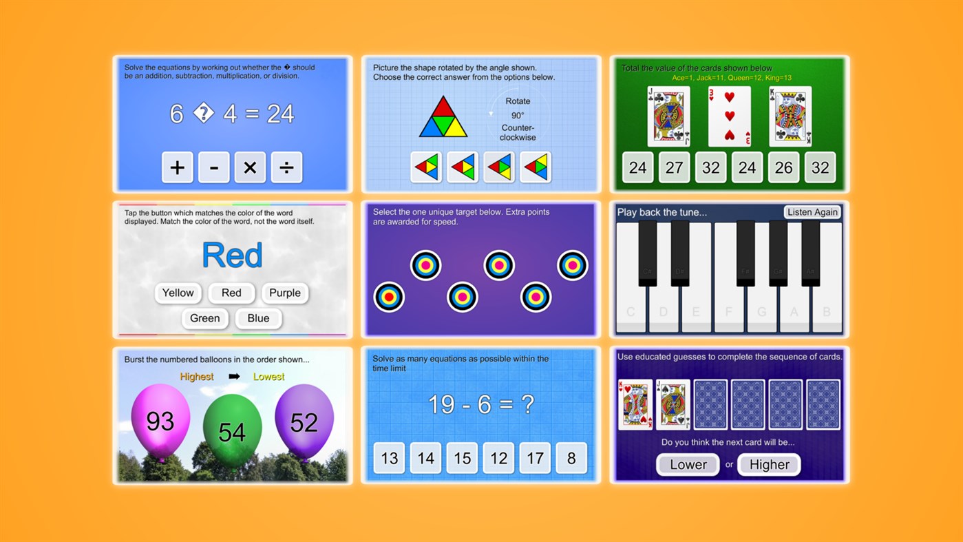 #10. Brain App - Ultimate Brain Training (Windows) Podle: Chris Mayer