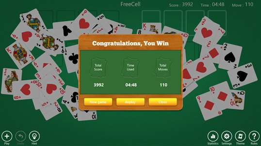 Aces FreeCell Solitaire screenshot 2