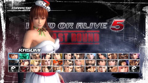 DEAD OR ALIVE 5 Last Round Kasumi Christmas Costume
